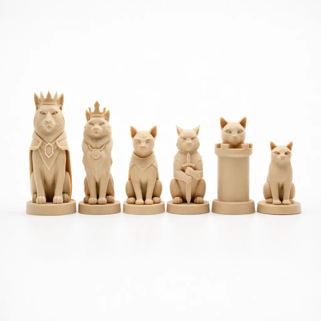 Kedi ve Köpek Temalı Satranç Takımı